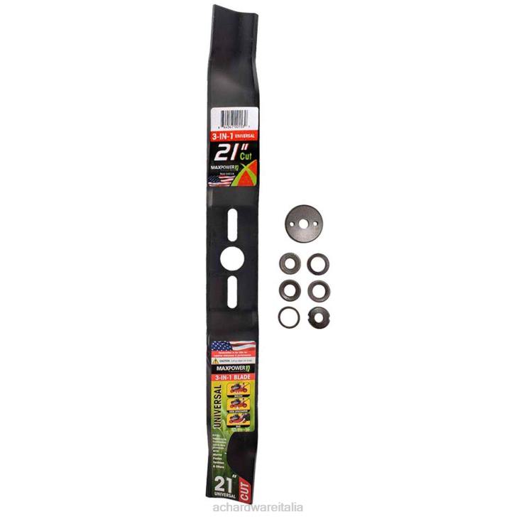 Tosa erba Ace Hardware Lama per tosaerba 3 in 1 maxpower da 21 pollici per tosaerba con guida da terra 1 conf 4N26160