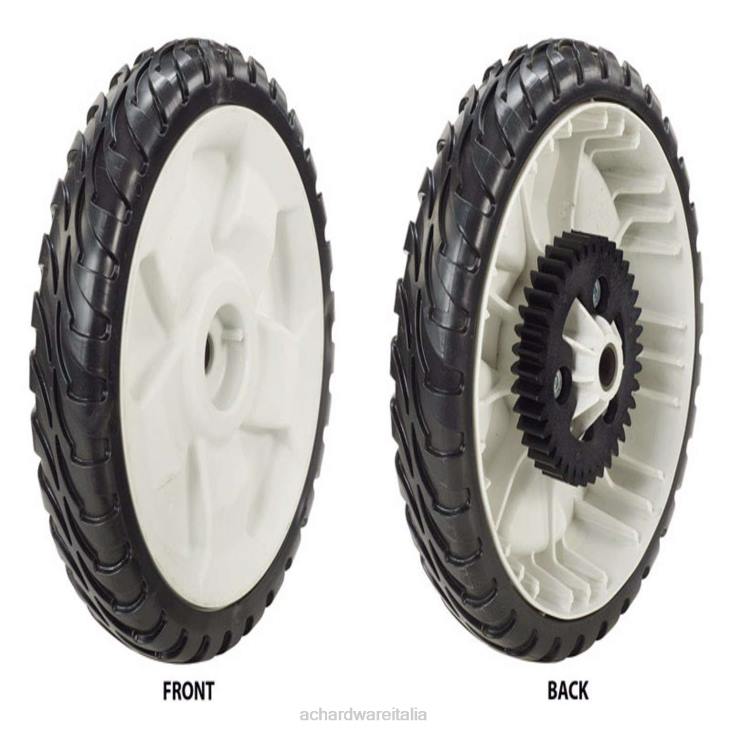 Tosa erba Ace Hardware Ruota di ricambio per tosaerba in plastica Toro da 2 pollici di larghezza x 8 pollici di profondità 4N26103