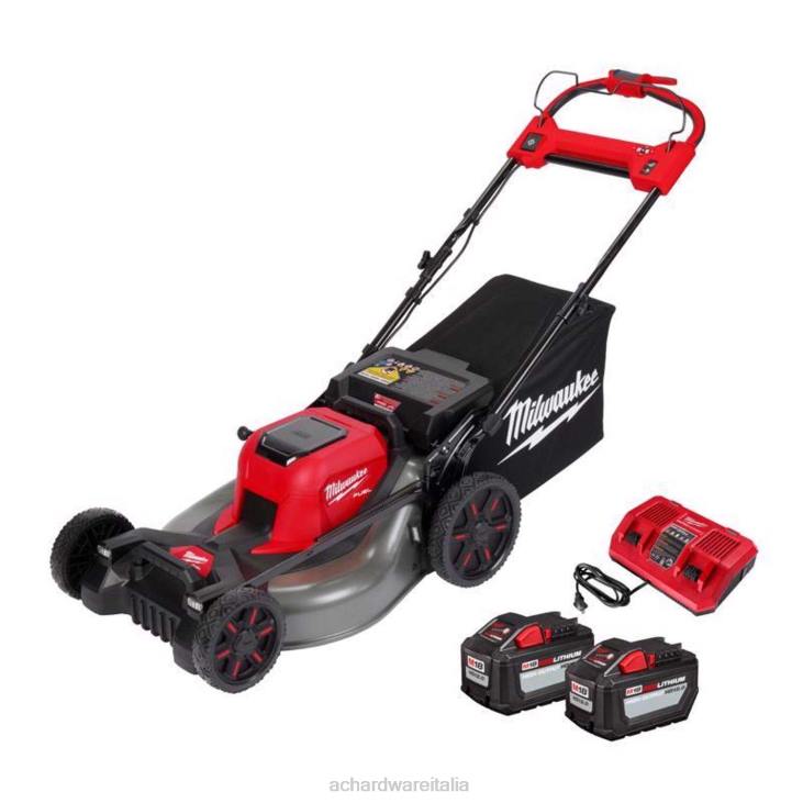 prato e giardino Ace Hardware Milwaukee M18 Fuel 2823-22HD 21 pollici Kit tosaerba semovente a batteria da 18 V (batteria e caricabatterie) 4N264
