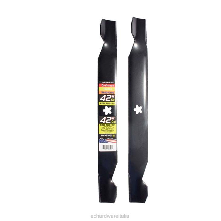 Tosa erba Ace Hardware set di lame per tosaerba standard maxpower da 42 pollici per tosaerba a bordo 2 pz 4N26150