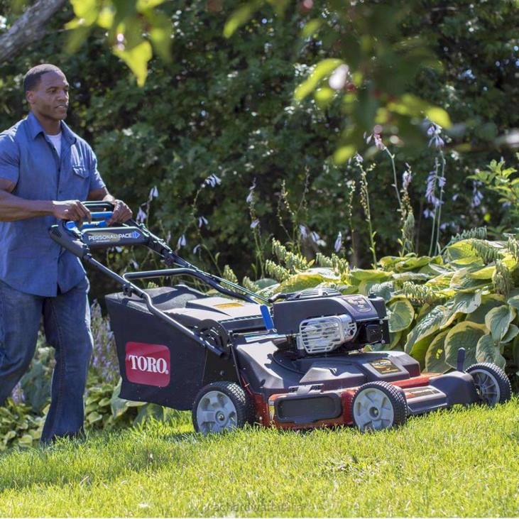 prato e giardino Ace Hardware Toro Personal Pace Timemaster 21199 Rasaerba semovente a gas da 30 pollici e 223 cc 4N2623