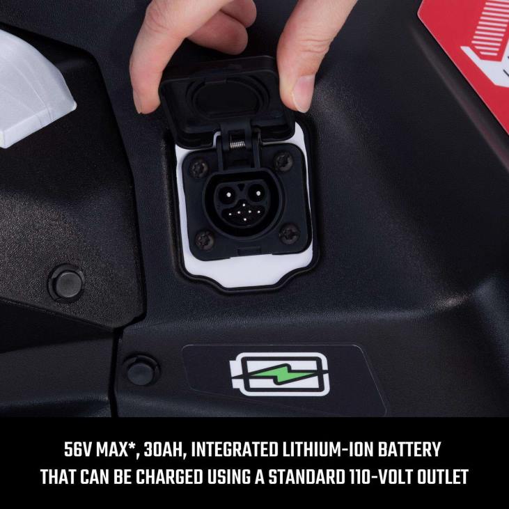 prato e giardino Ace Hardware craftsman cmcrm233301 Kit tosaerba elettrico a batteria da 56 V da 30 pollici (batteria e caricabatterie) 4N2670